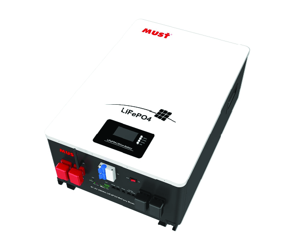 Must LP1600 Wall-Mounted Lithium Battery (25.6/51.2V – 100/200Ah)